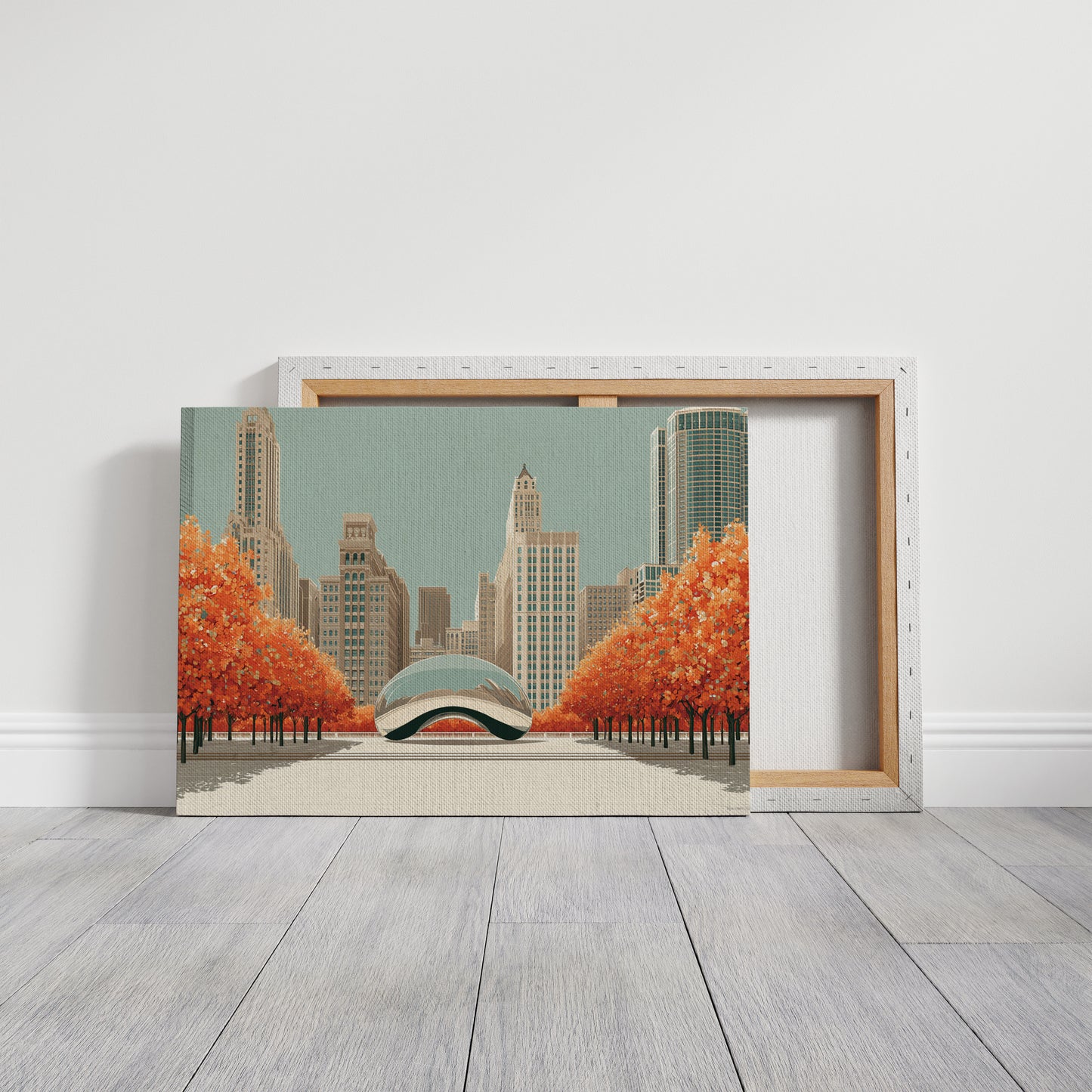 Autumn Flames Meet Steel Dreams