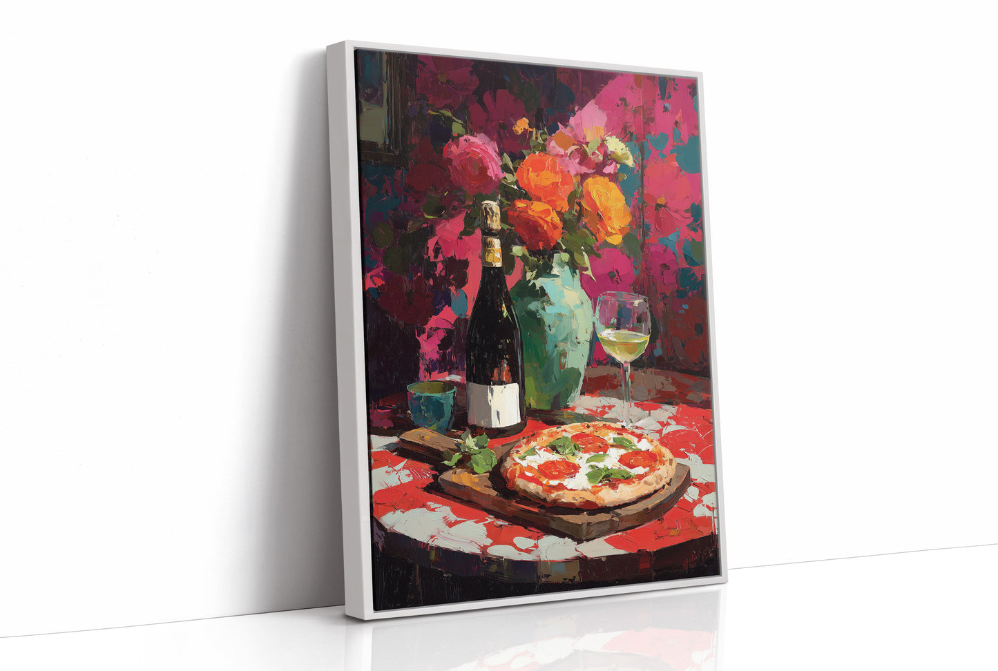 Pizza and Peonies