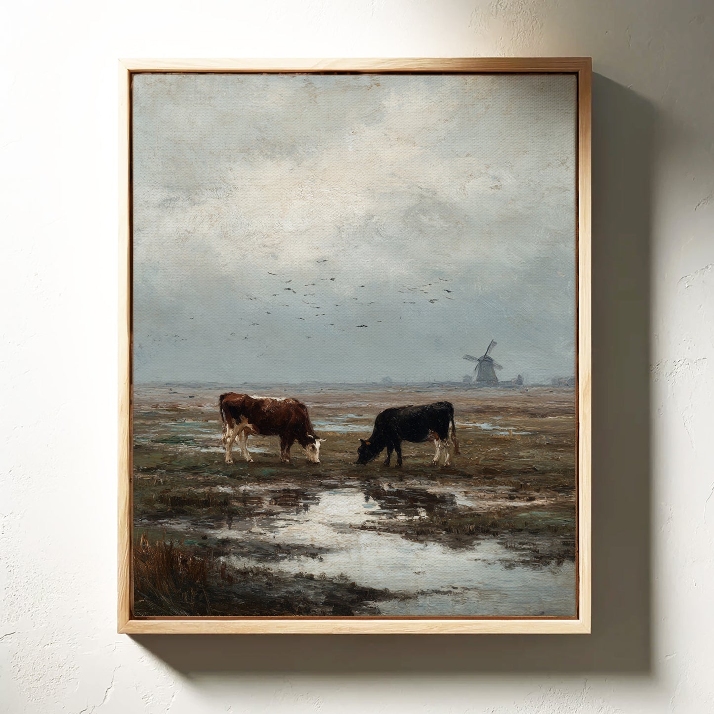 Beneath Clouds, Cows Repose