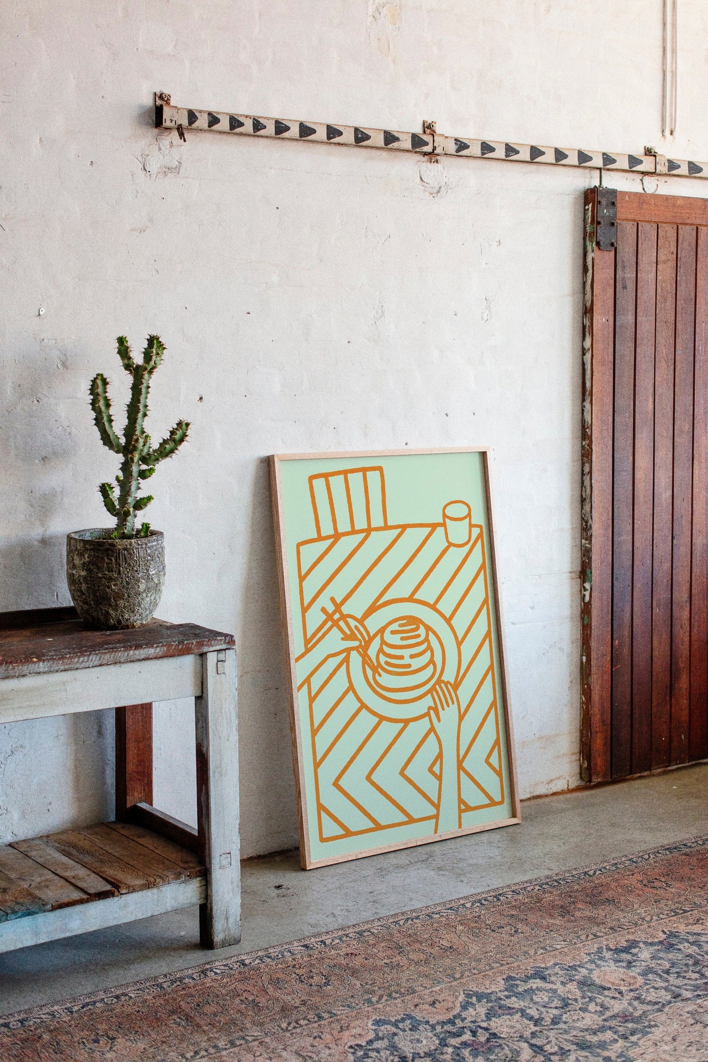 Morning Pancakes Meet Mint Lines