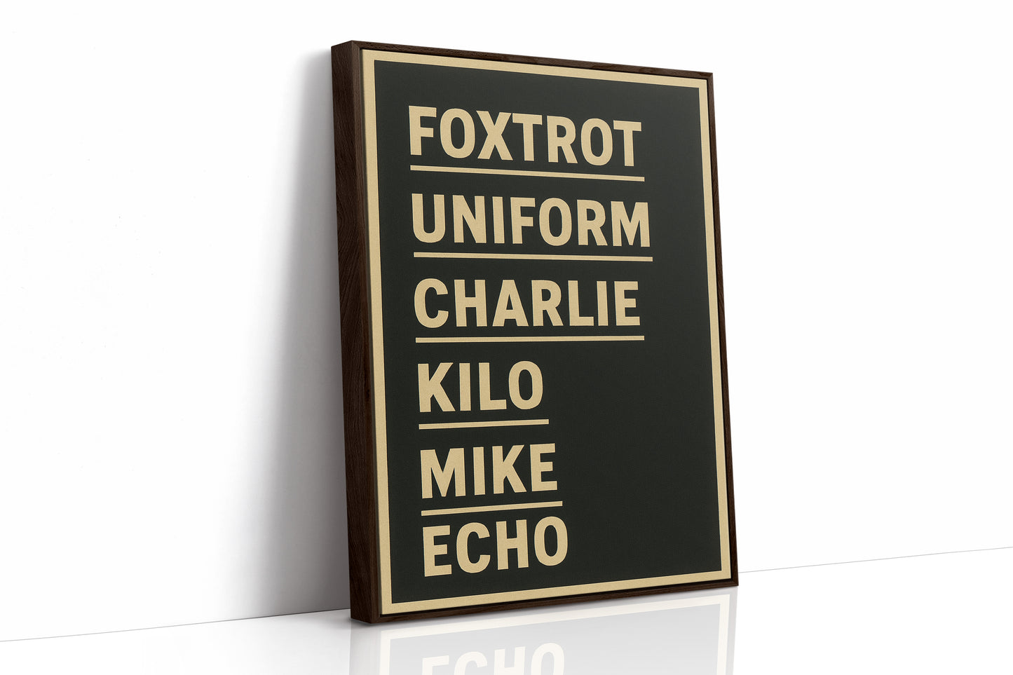 Foxtrot Uniform Charlie Kilo Print