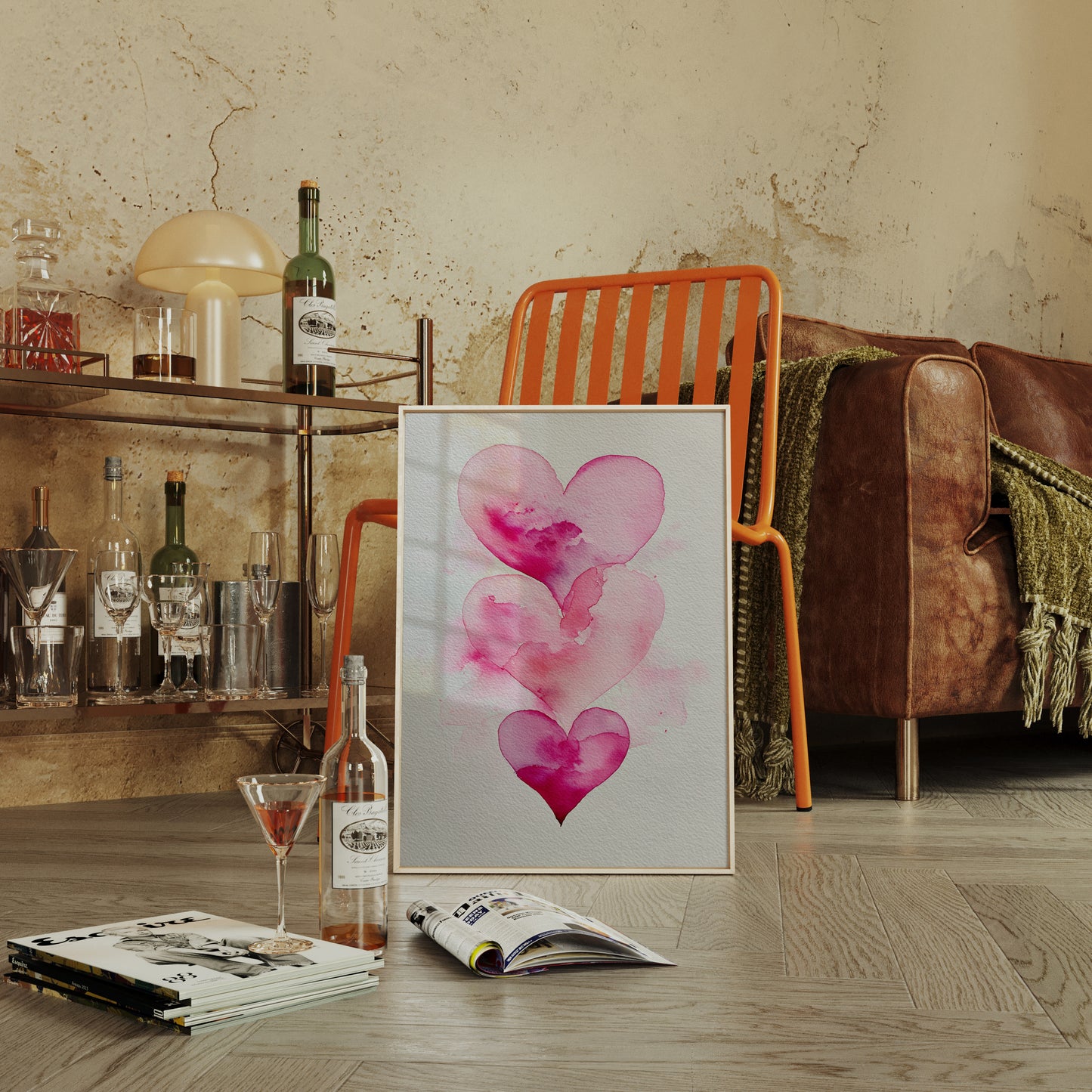 Hearts Unfold in Blush