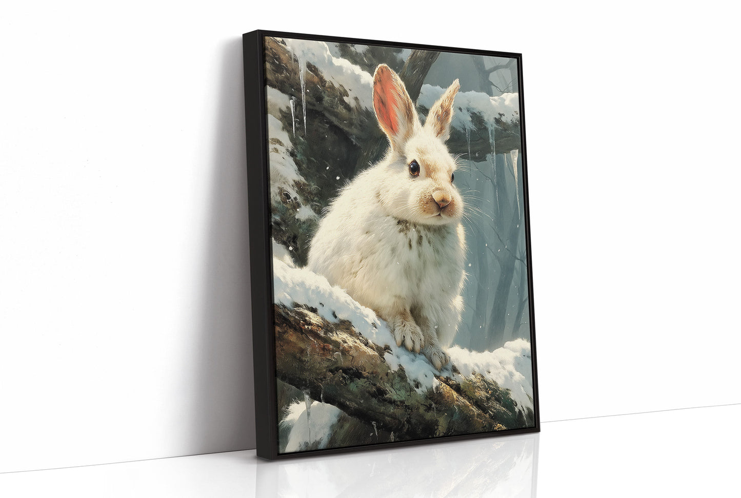 Snow Hare Brings Winter Magic