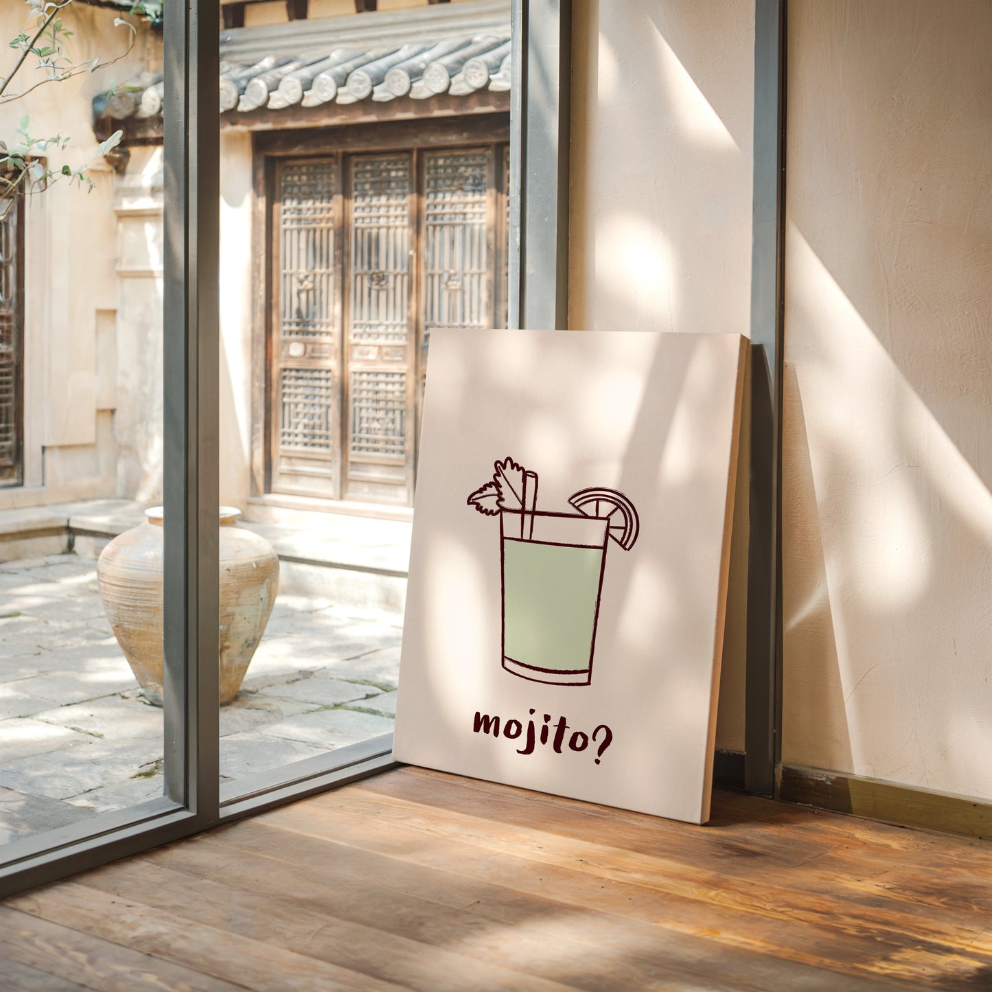 Mint Leaves Dance At Dusk