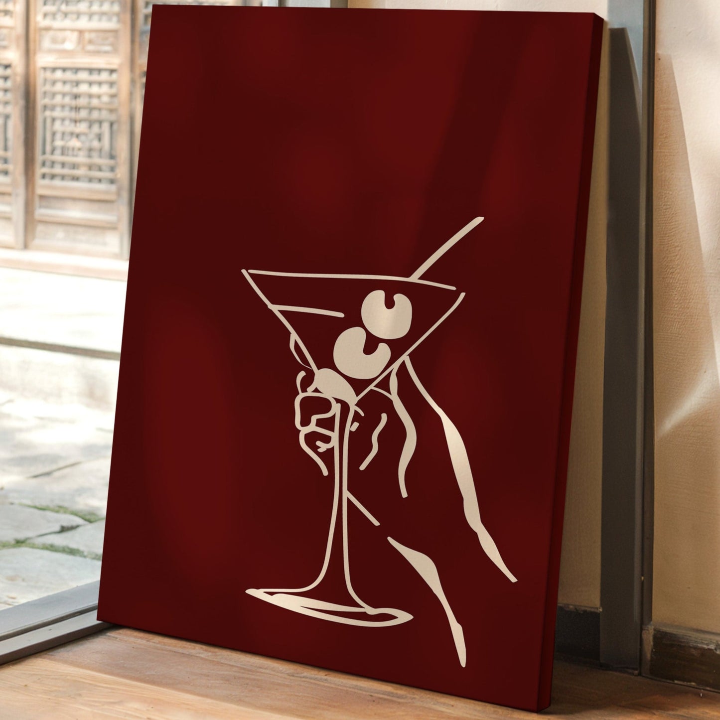 Martinis Dance On Burgundy Nights