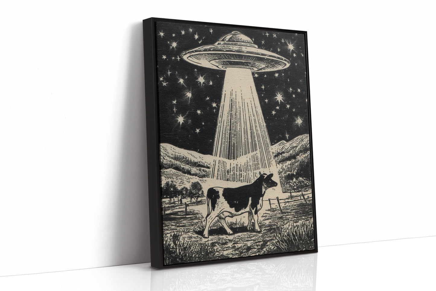 Cosmic Cowboys Meet Starlit Visitors