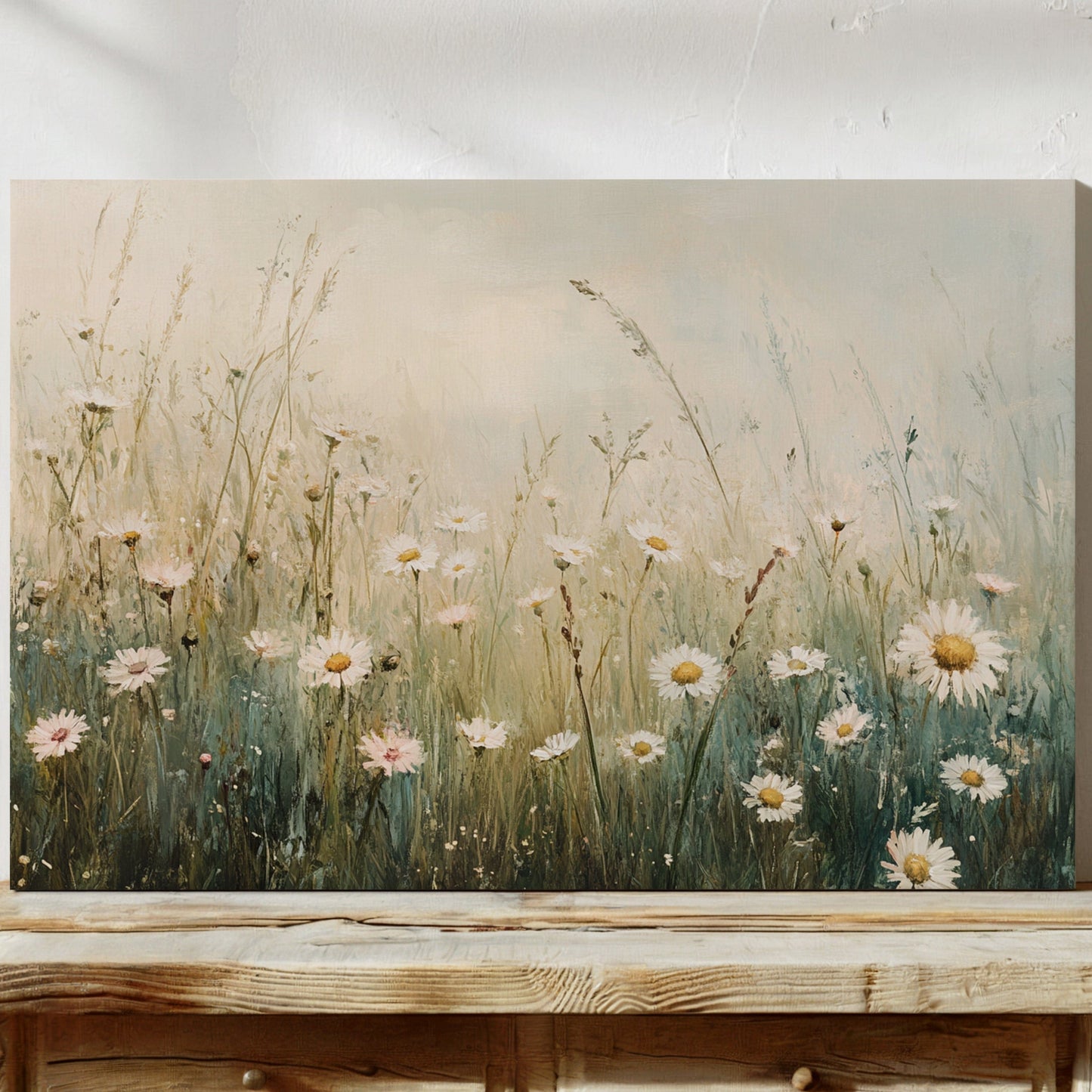 Morning Light Dances Through Daisies