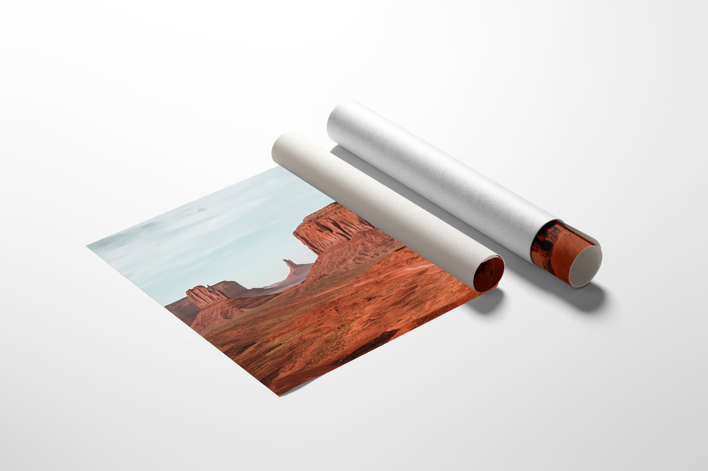 Monument Valley Buttes Under Open Sky