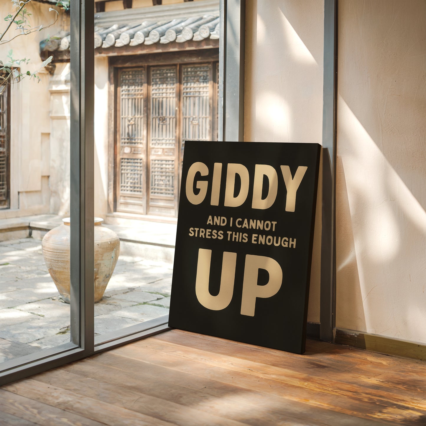 Giddy Up and I Cannot Stress This Enough