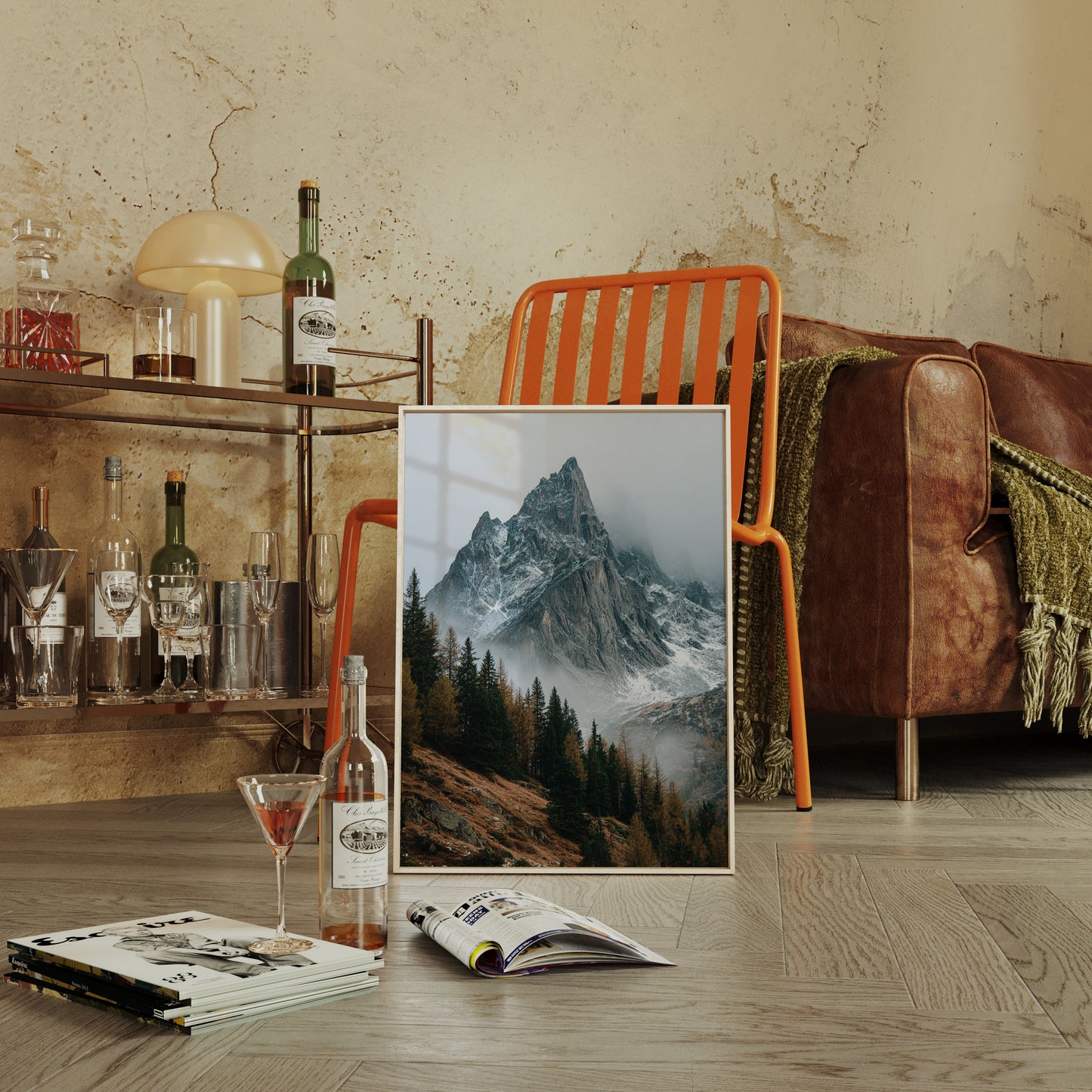 Where Peaks Greet the Clouds