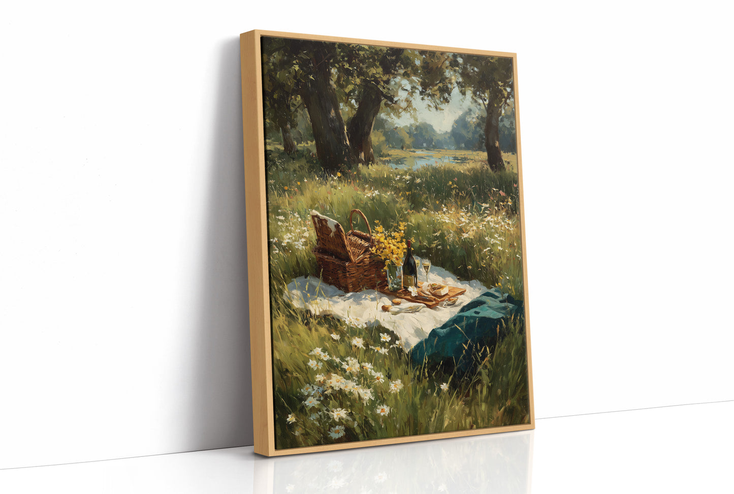 Picnic in the Wildflower Field