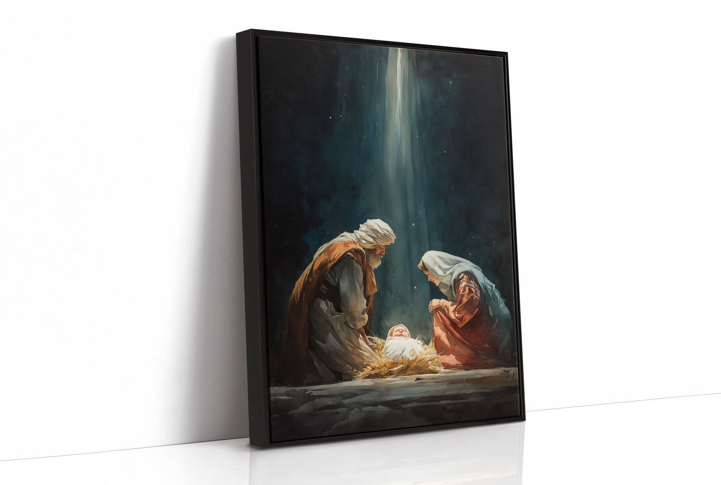 Celestial Light Bathes Sacred Night