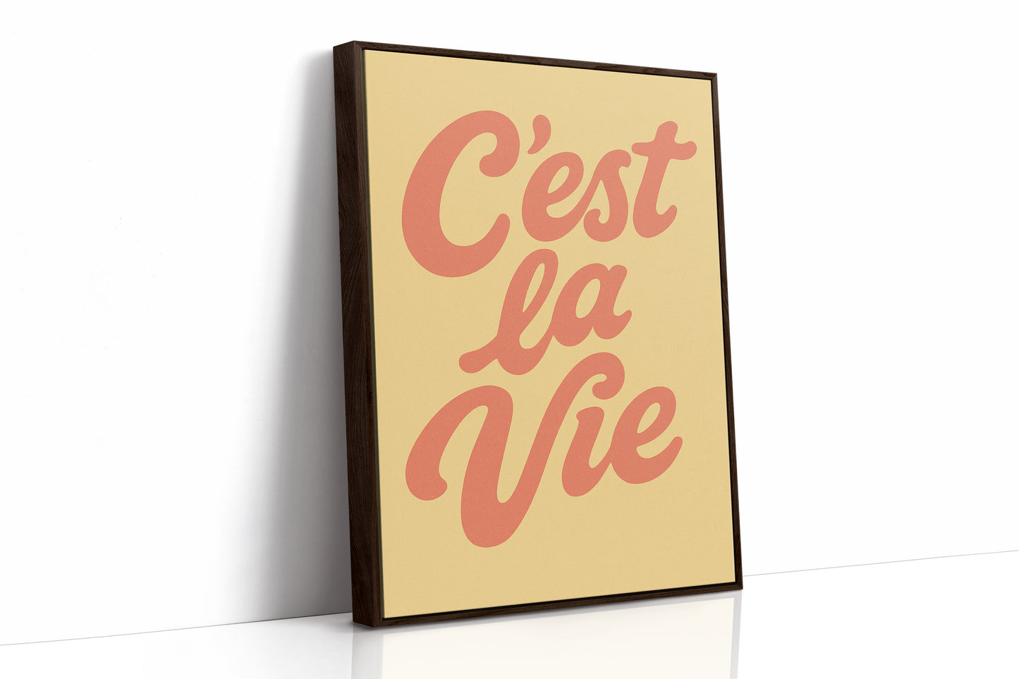 C’est La Vie Retro Wall Art