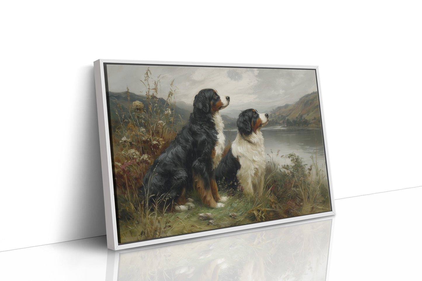 Two Dogs Watching the Same Horizon