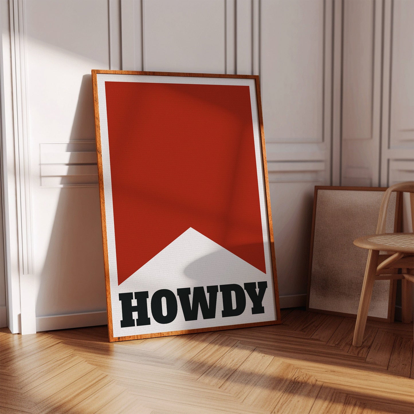 Howdy Western Banner Print