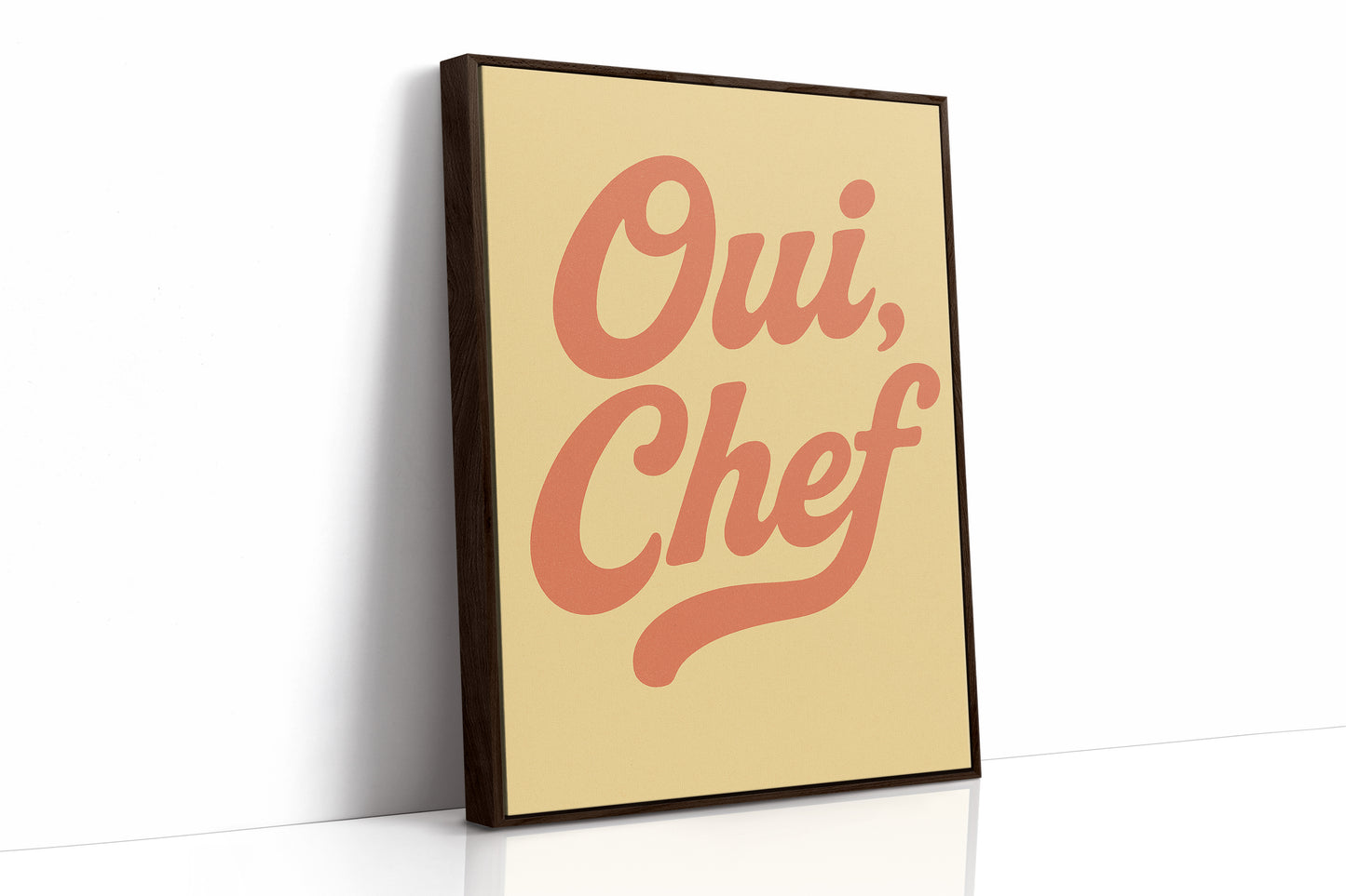 Oui Chef Kitchen Wall Art