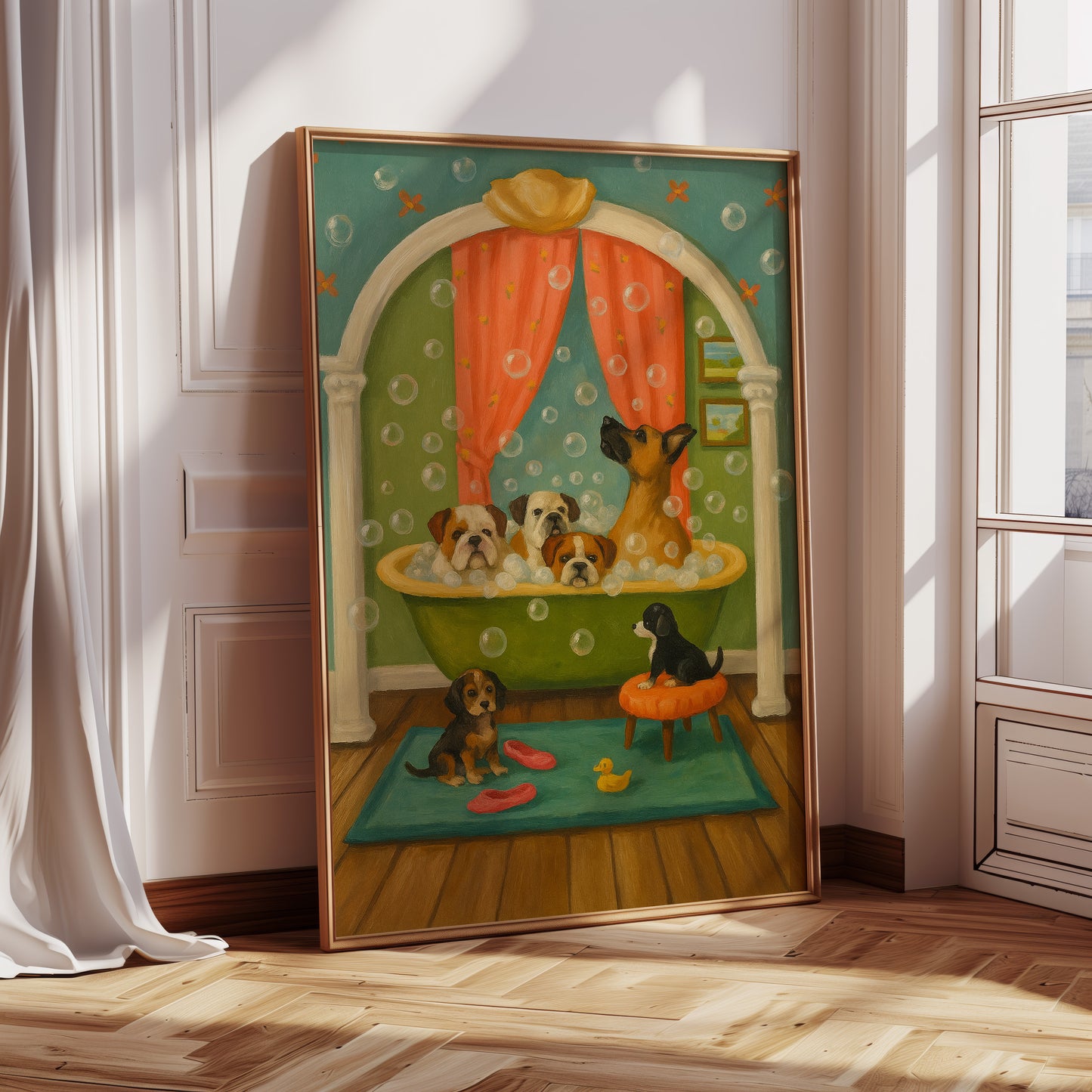 Bathtime for the Bubble Pups