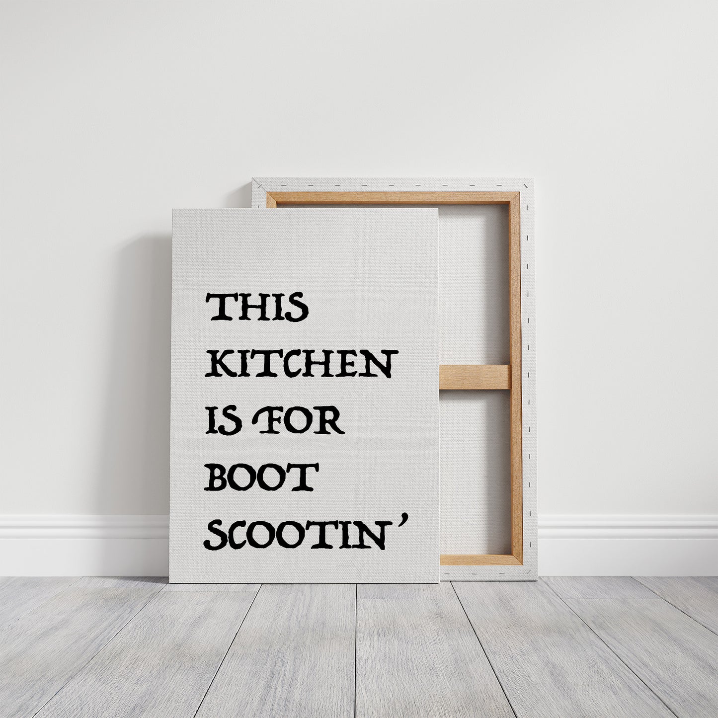 This Kitchen Is for Boot Scootin