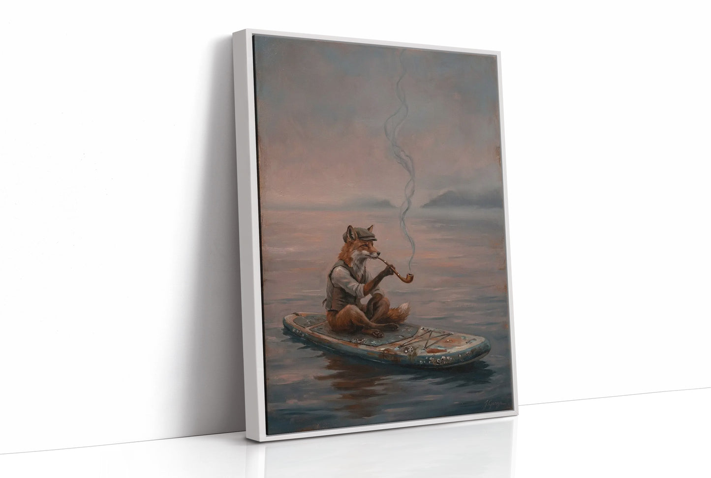 Smoke on Calm Water