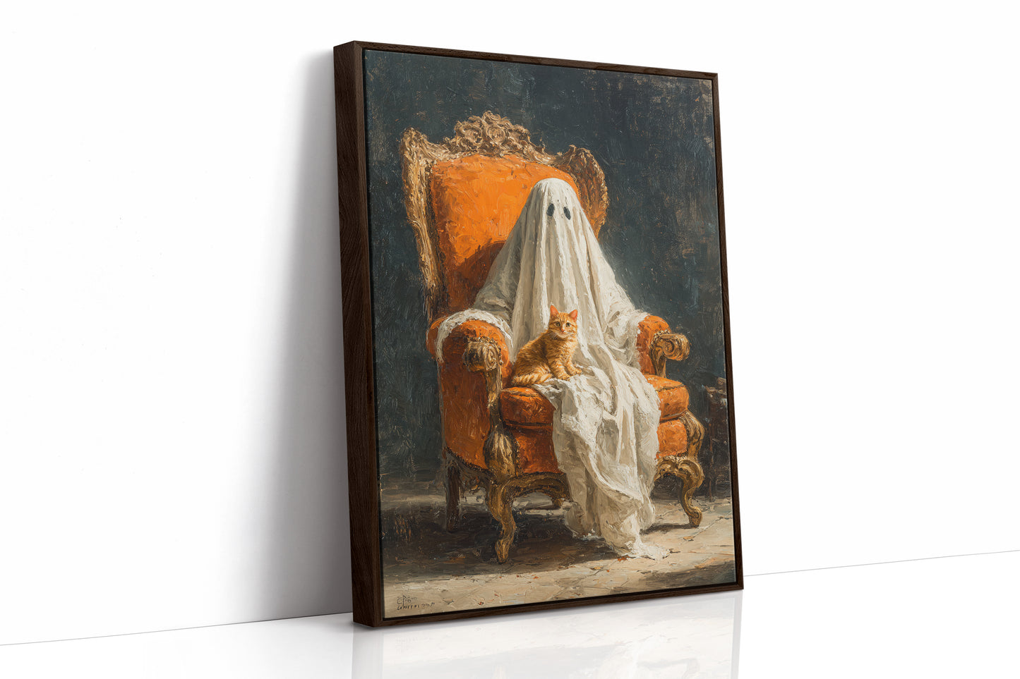 The Guardian in White Drapes