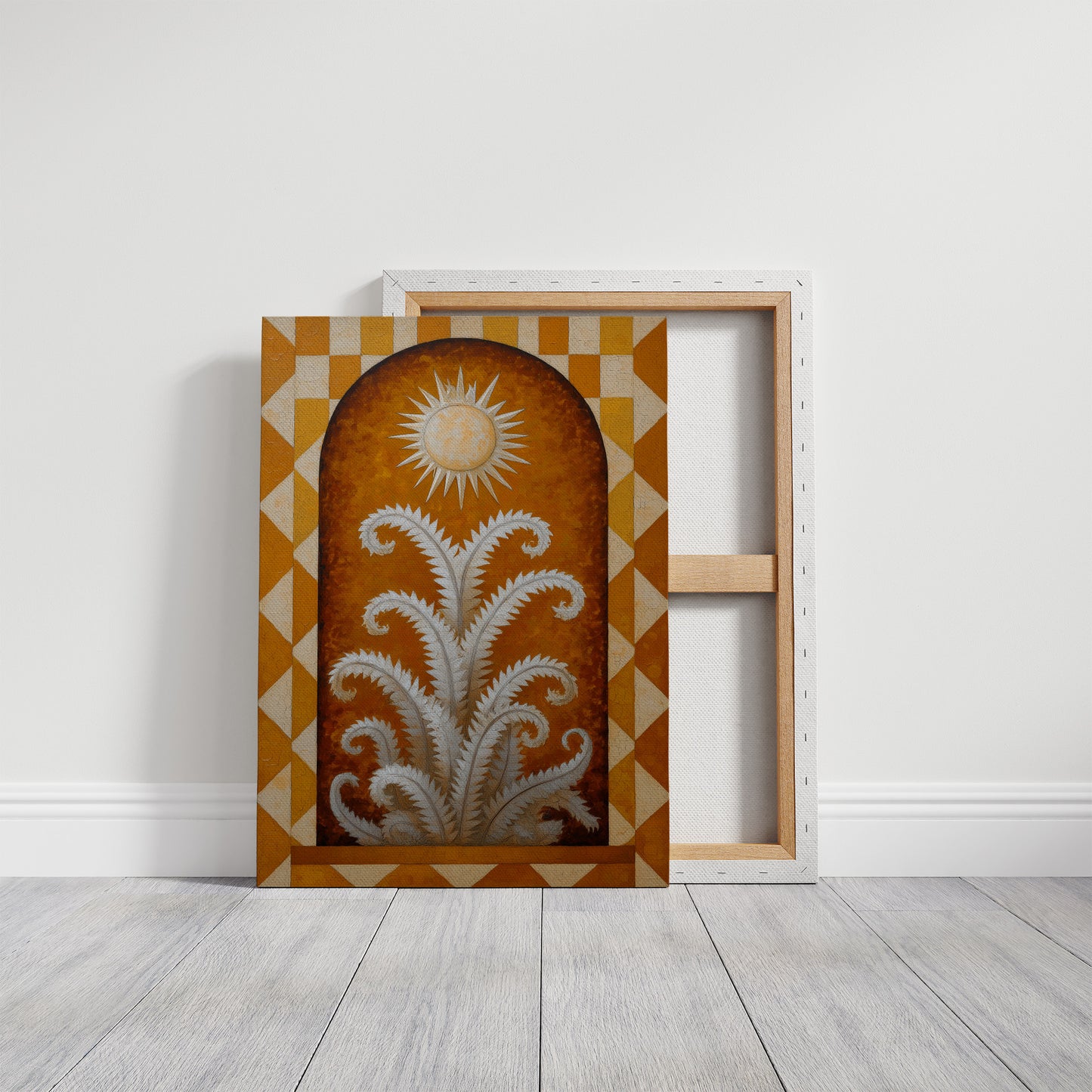 Silver Ferns Dance Under Golden Sun