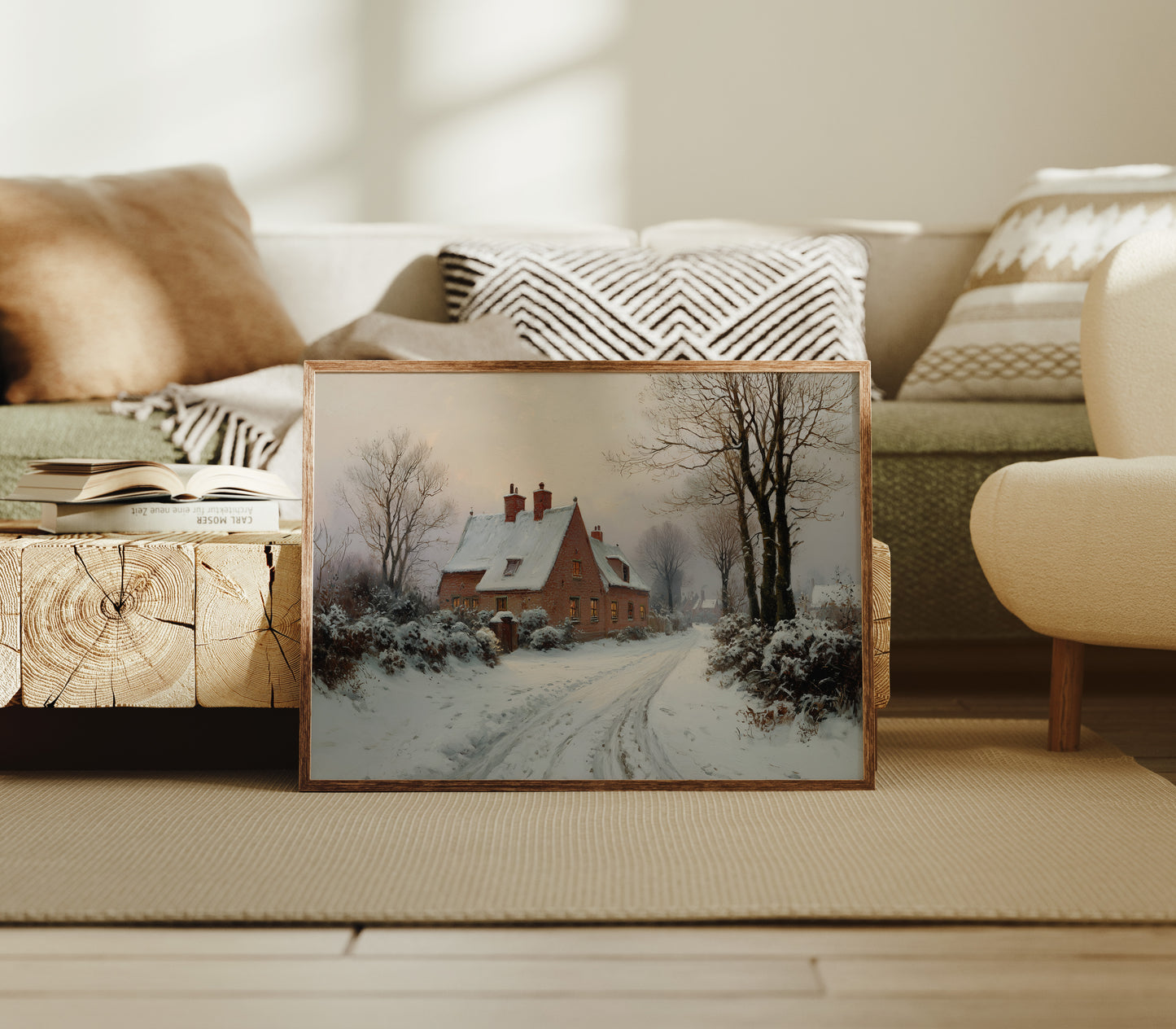 Brick Cottage Awaits Winter Stories