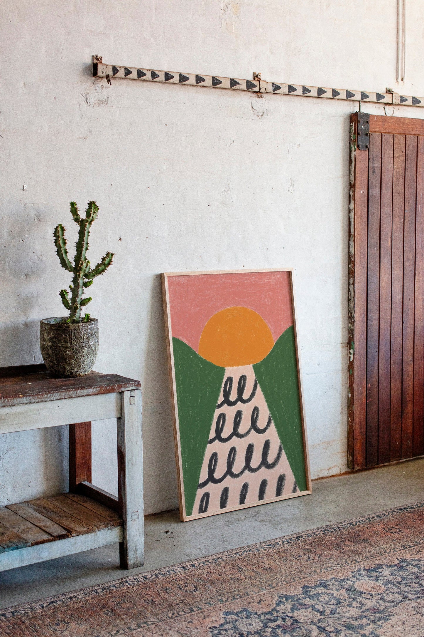 Morning Waves Roll Through Hills