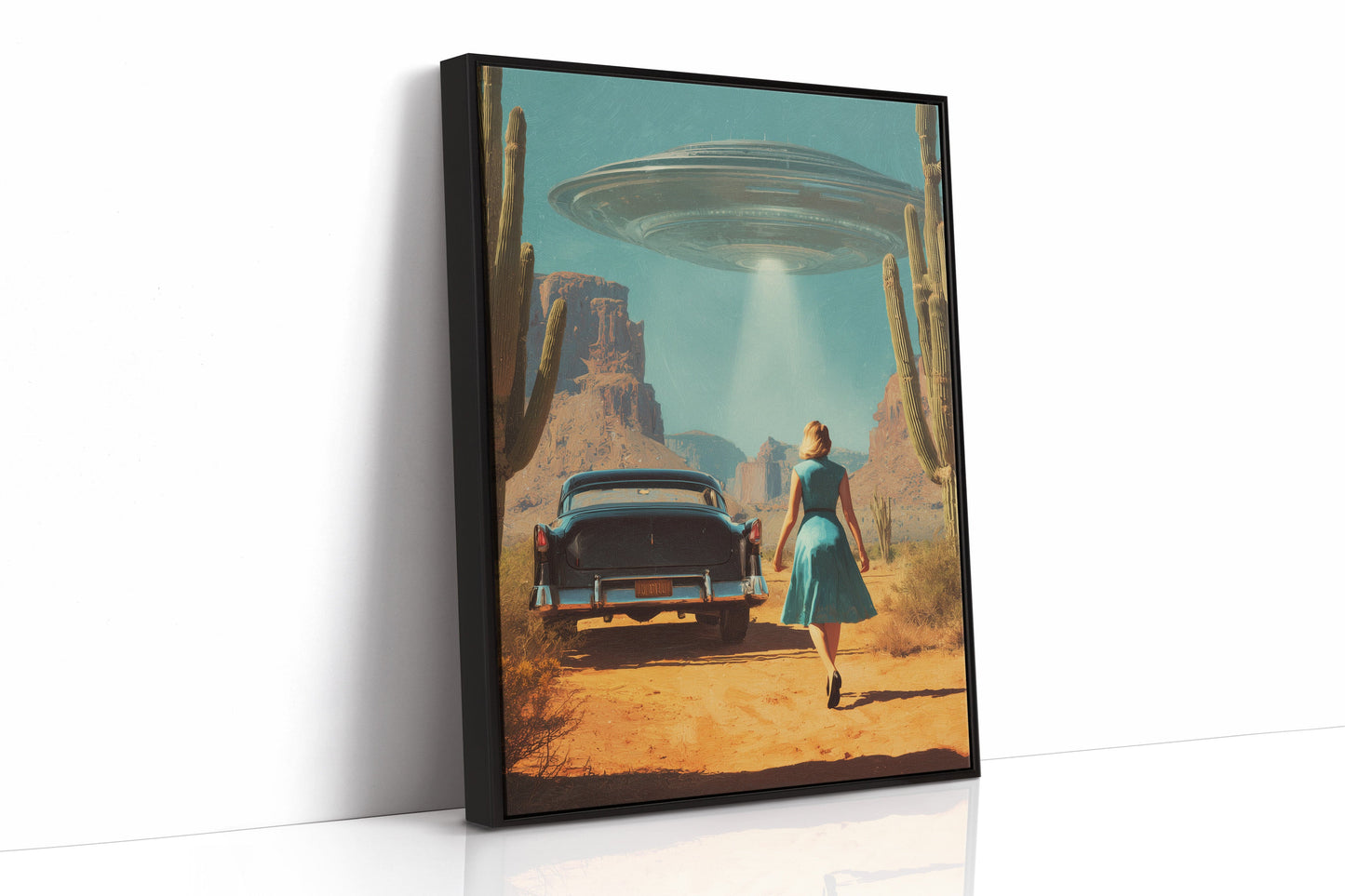 Desert Roads Meet Alien Skies