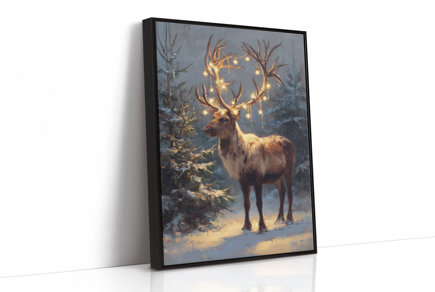 Starlit Antlers Pierce December Night