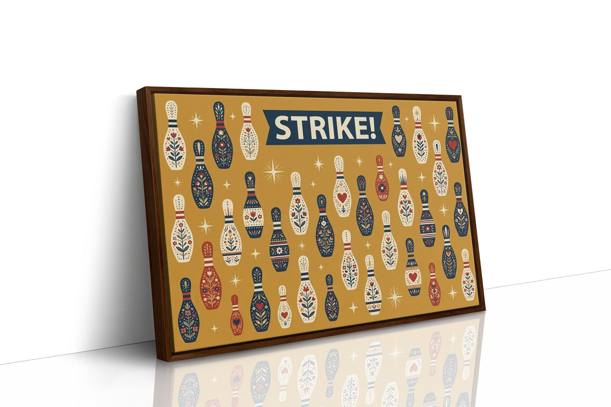 Strike! Pins and Needlepoint