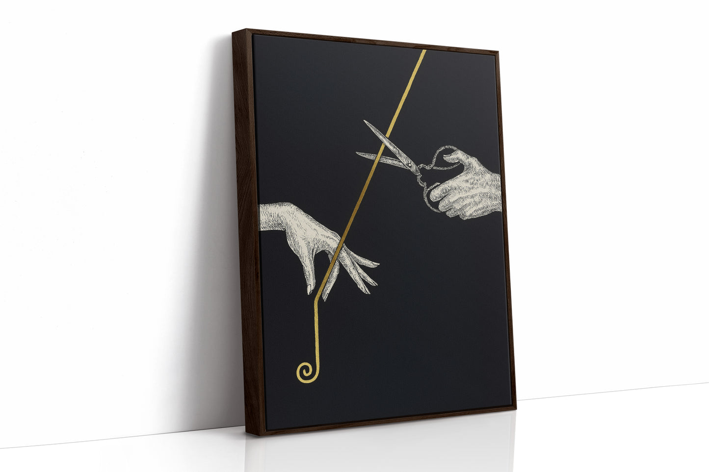 Severance Line in Gold and Ink