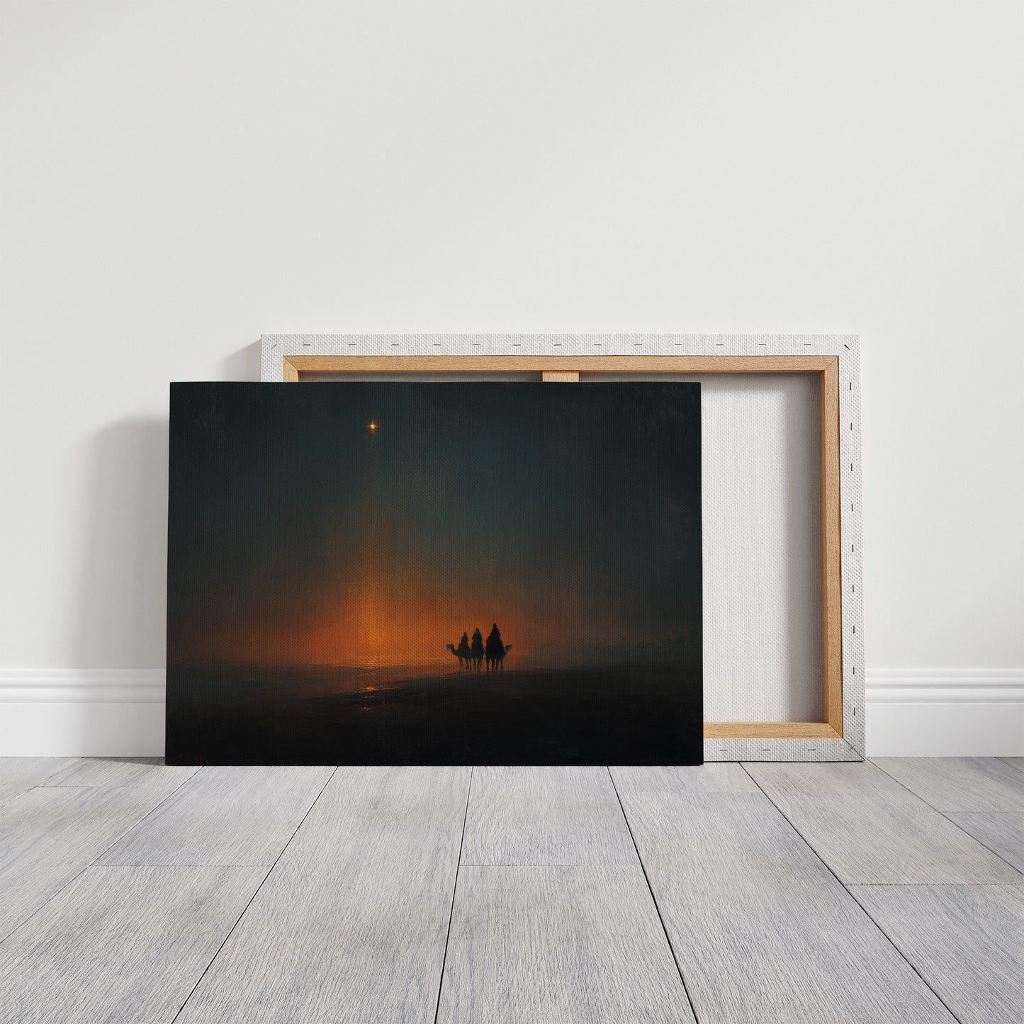 A Distant Light Through Desert Night