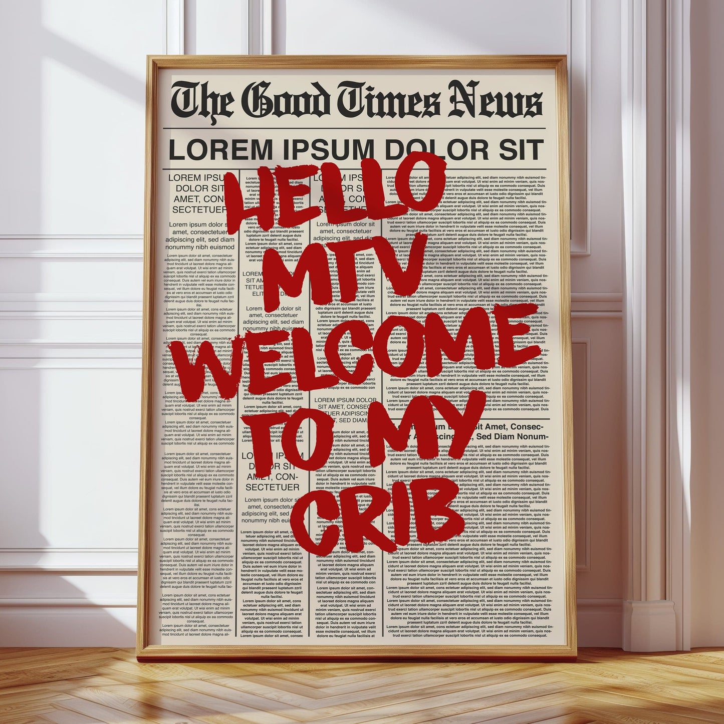 Hello MTV, Welcome Print