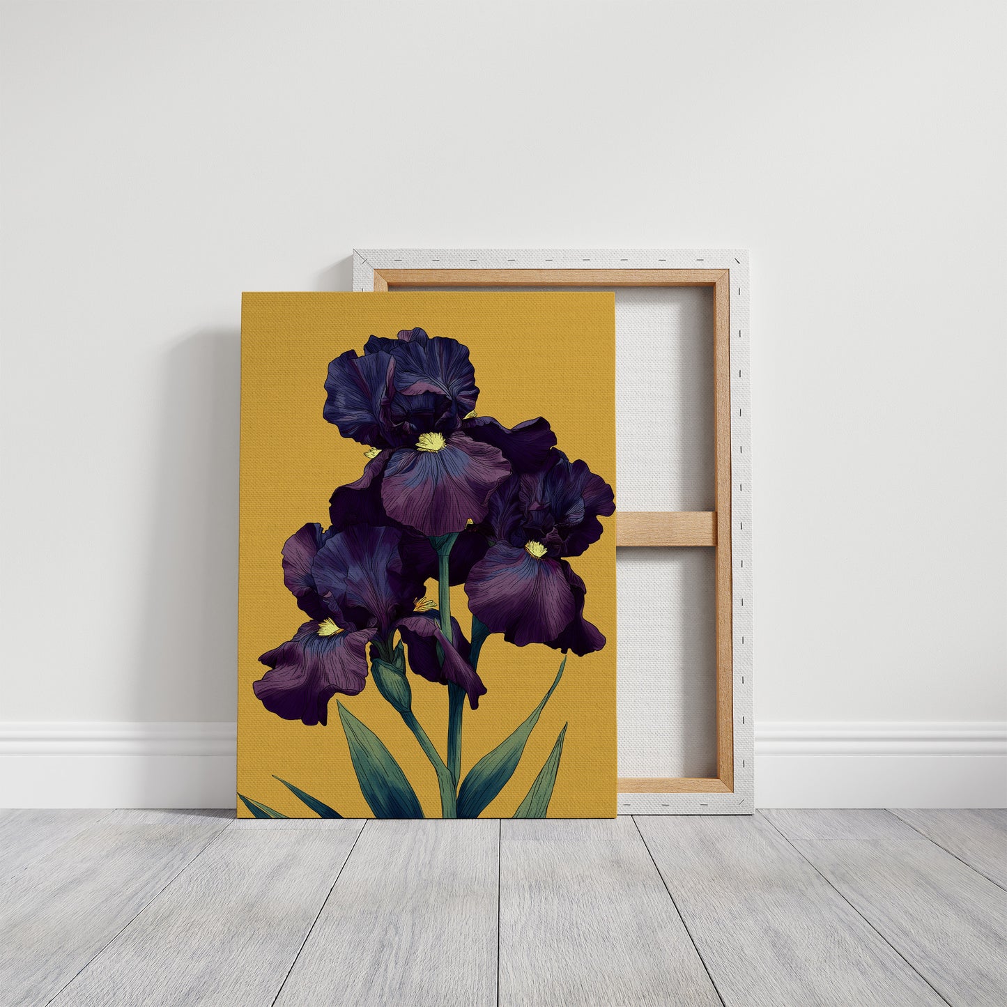 Dark Violet Against The Gold
