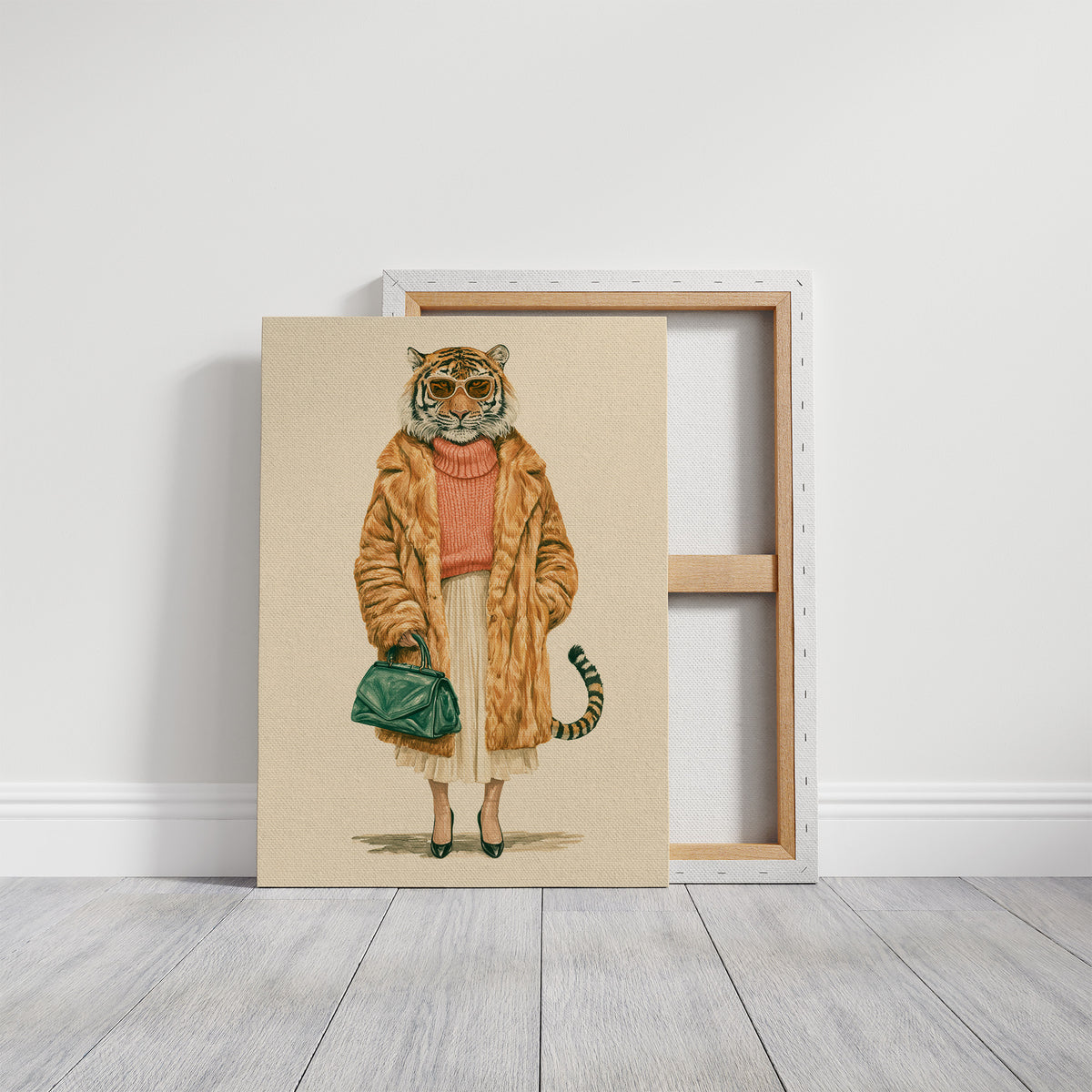 Tiger in Faux Fur: The Fashion Week Regular