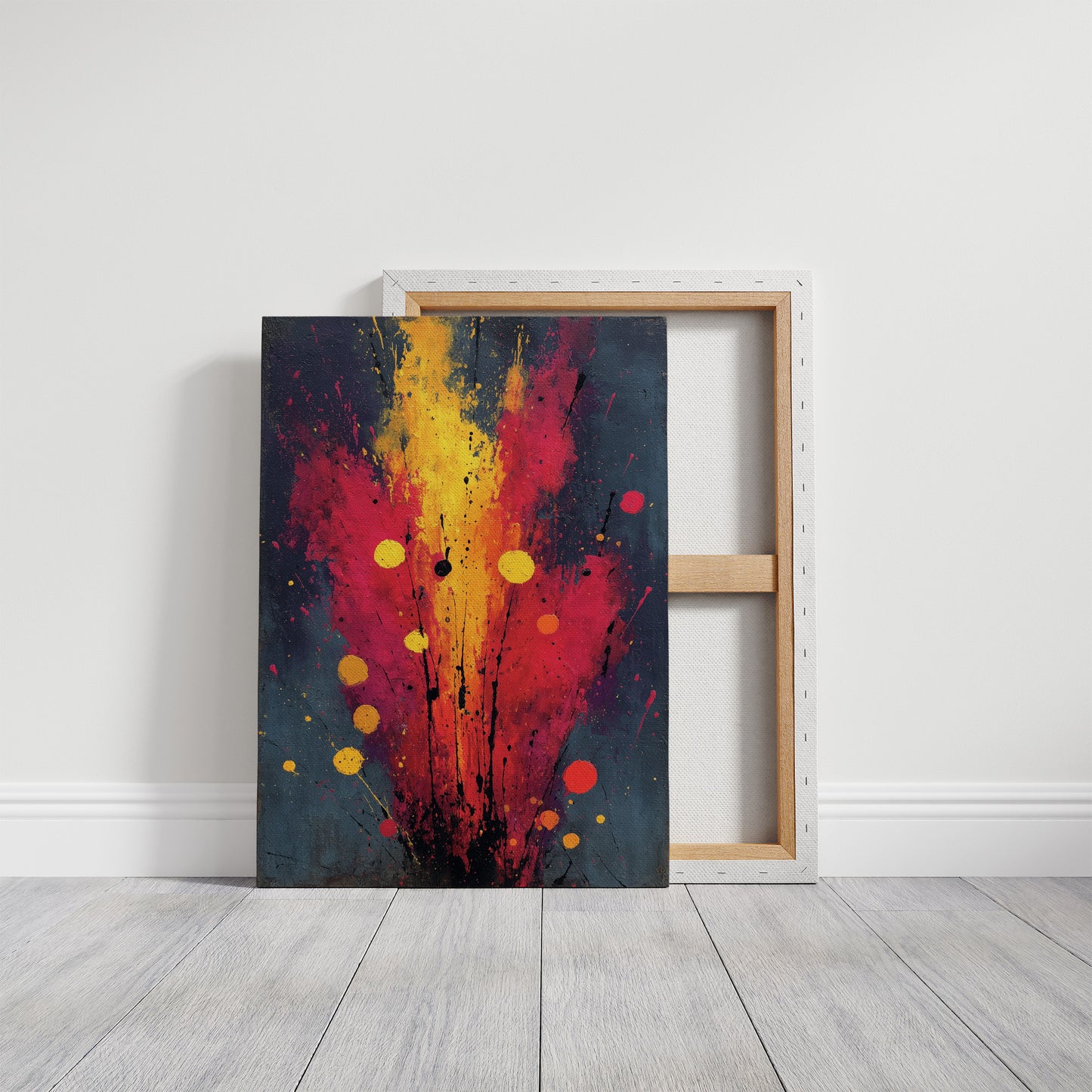 Eruption in Fire and Fuchsia