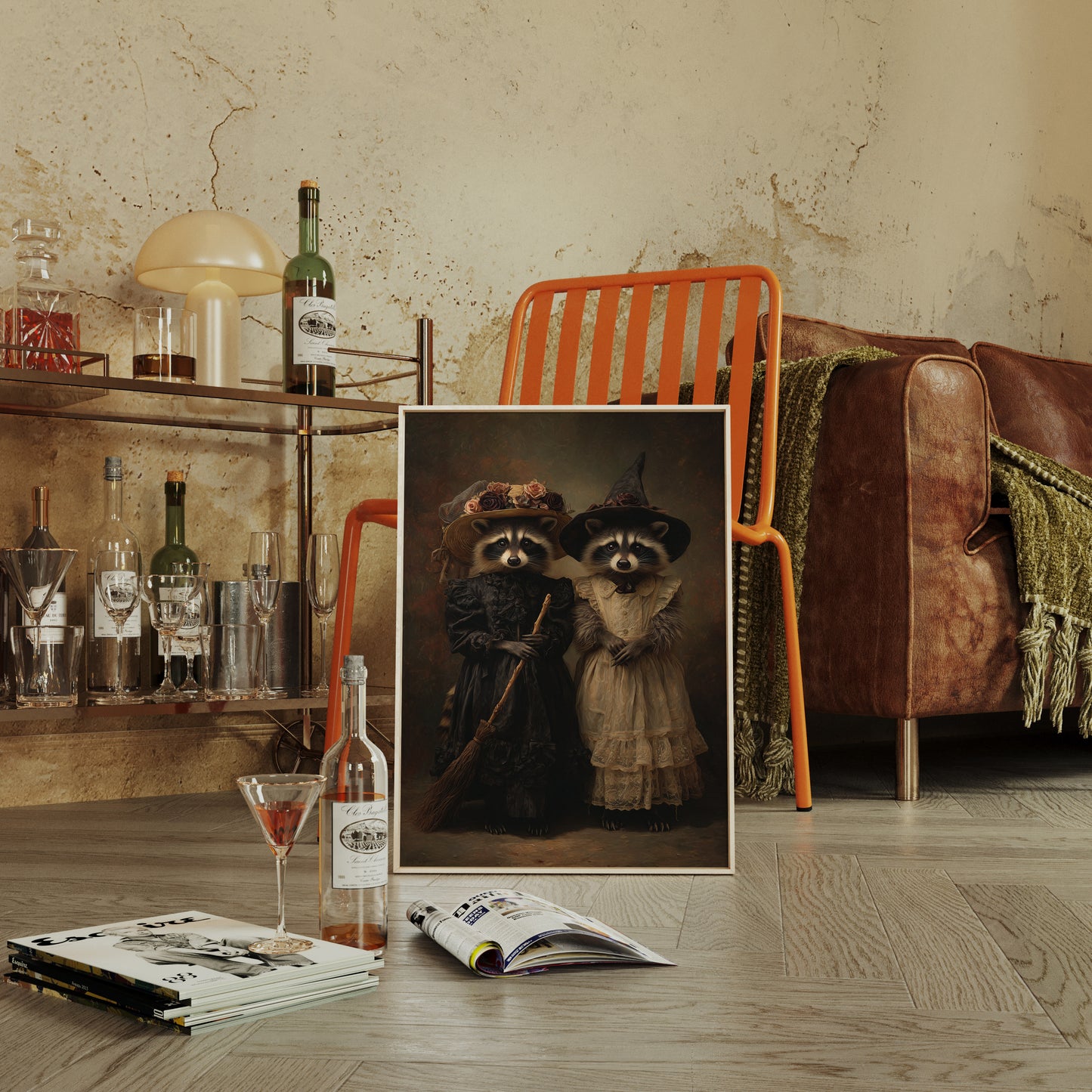 Charmed Companions in Curious Attire