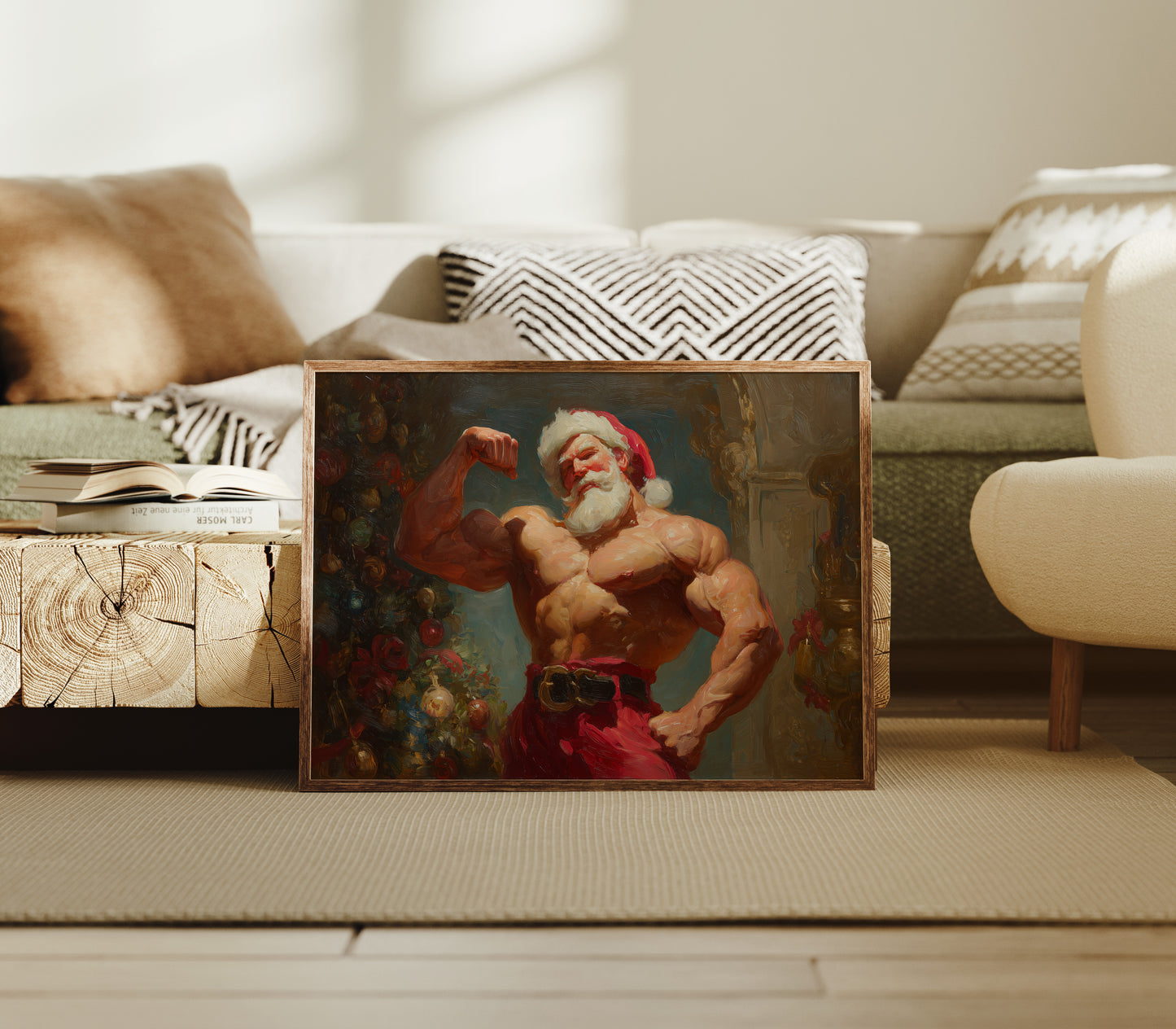 North Pole Gym Builds Holiday Muscle