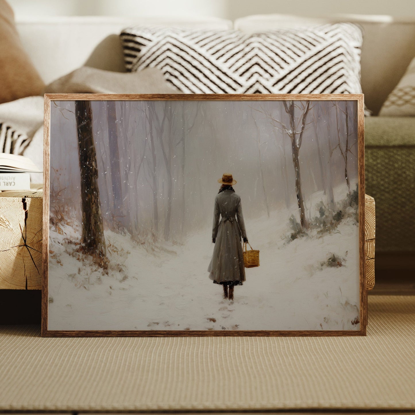 Winter Path Leads To Mystery