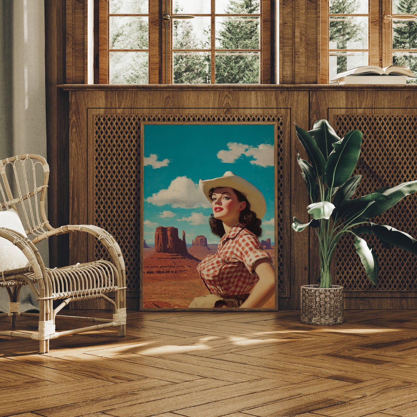 Red Gingham Meets Monument Valley