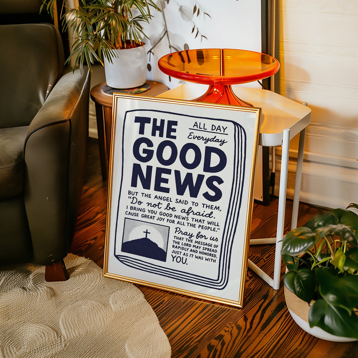 The Good News Everyday Scripture Print
