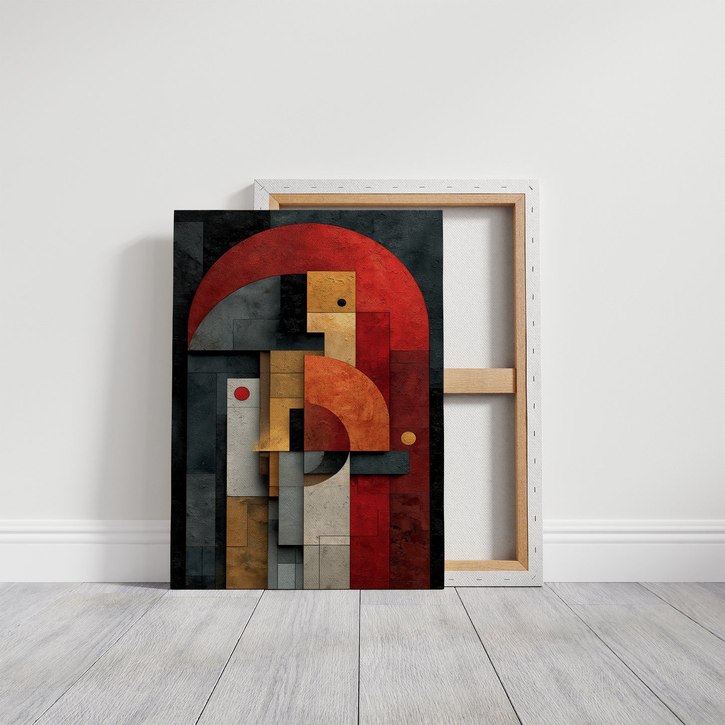 Geometric Rhythms In Rust And Steel