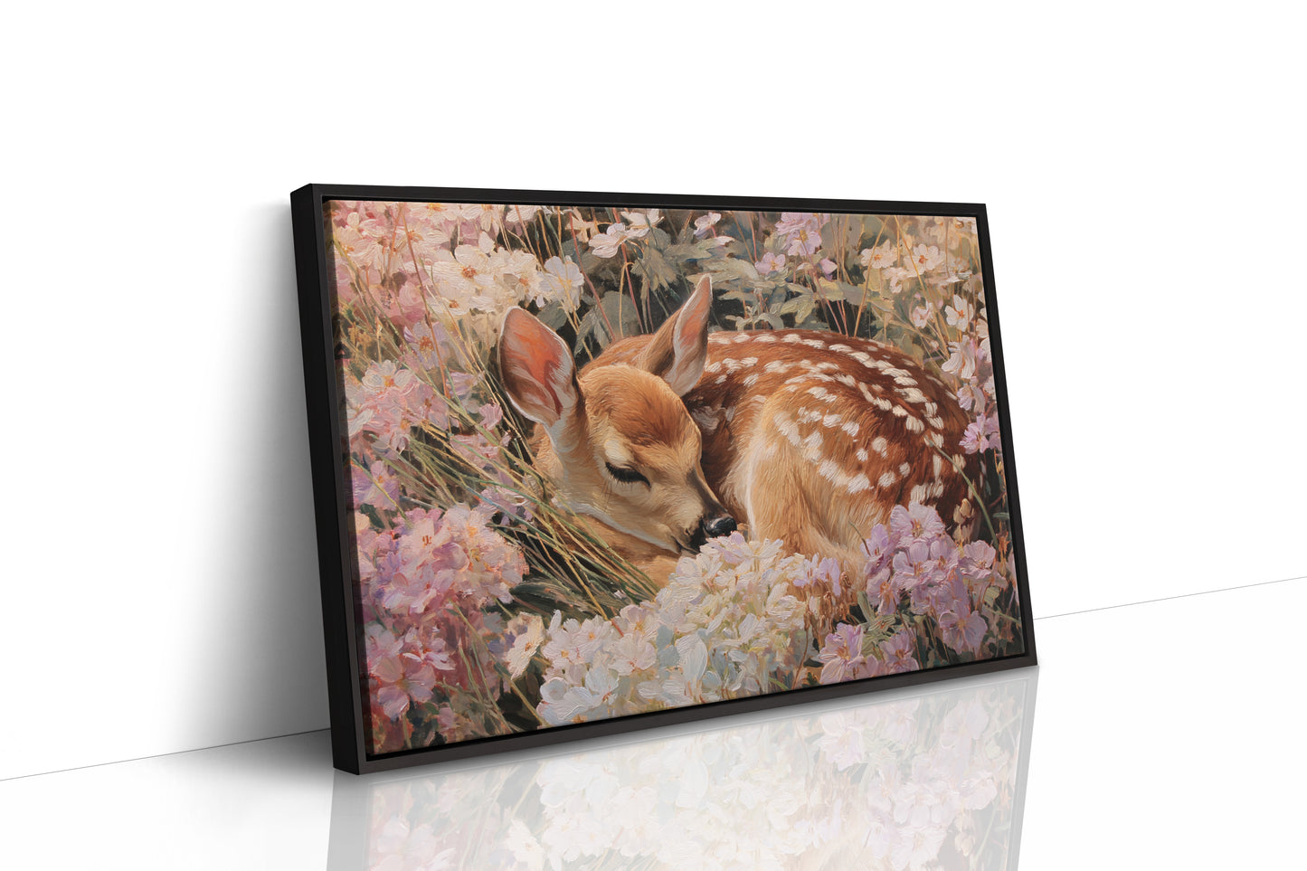 Nestled Among Petals' Embrace