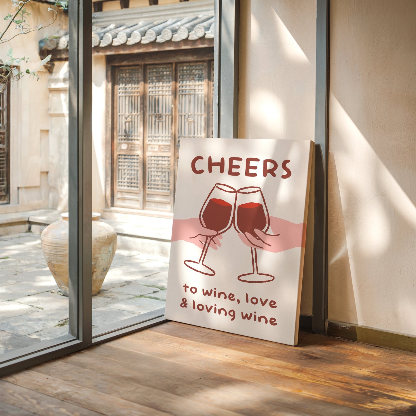 Wine Glasses Dance Their Evening Song