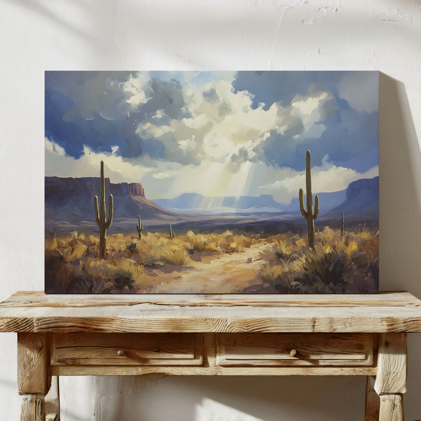 Desert Light Breaks Canyon Walls