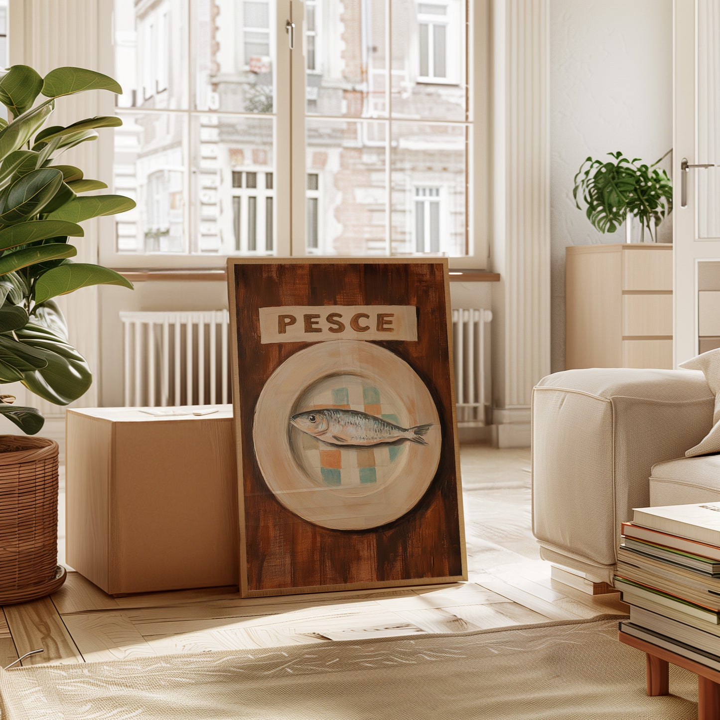 Pesce on a Checkered Plate