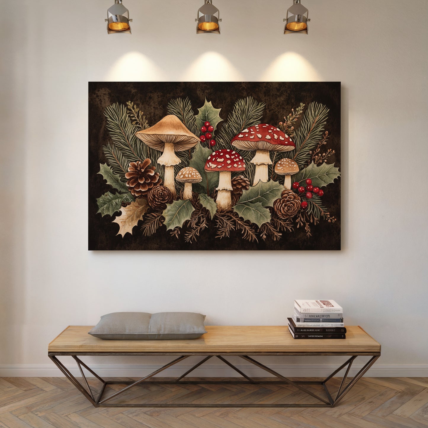 Winter Forest's Enchanted Mushroom Dance