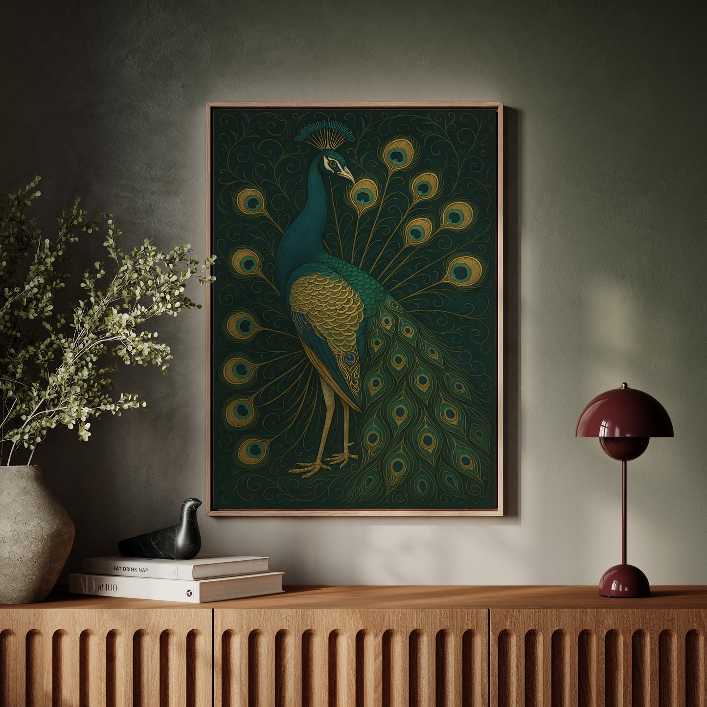 Regal Silence of the Golden Peacock