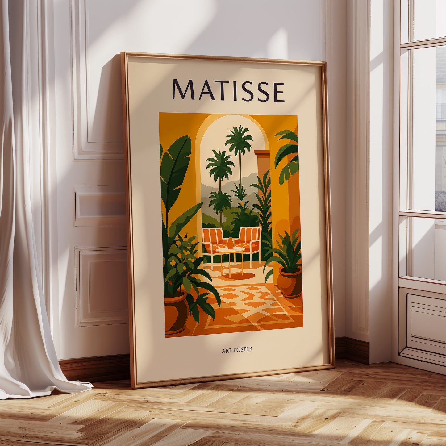 Tropical Archway in Matisse Style