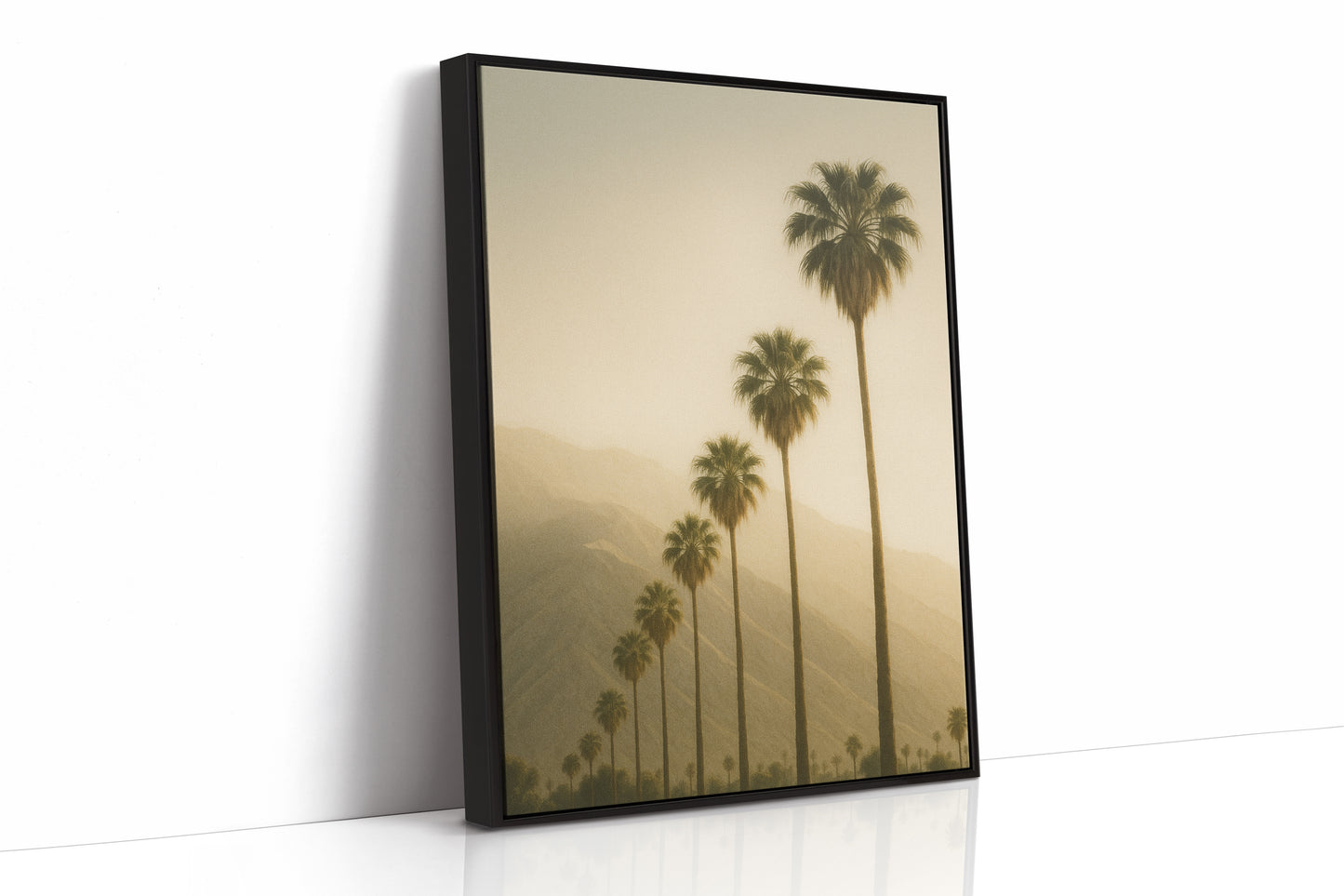 Desert Palms at Dusk